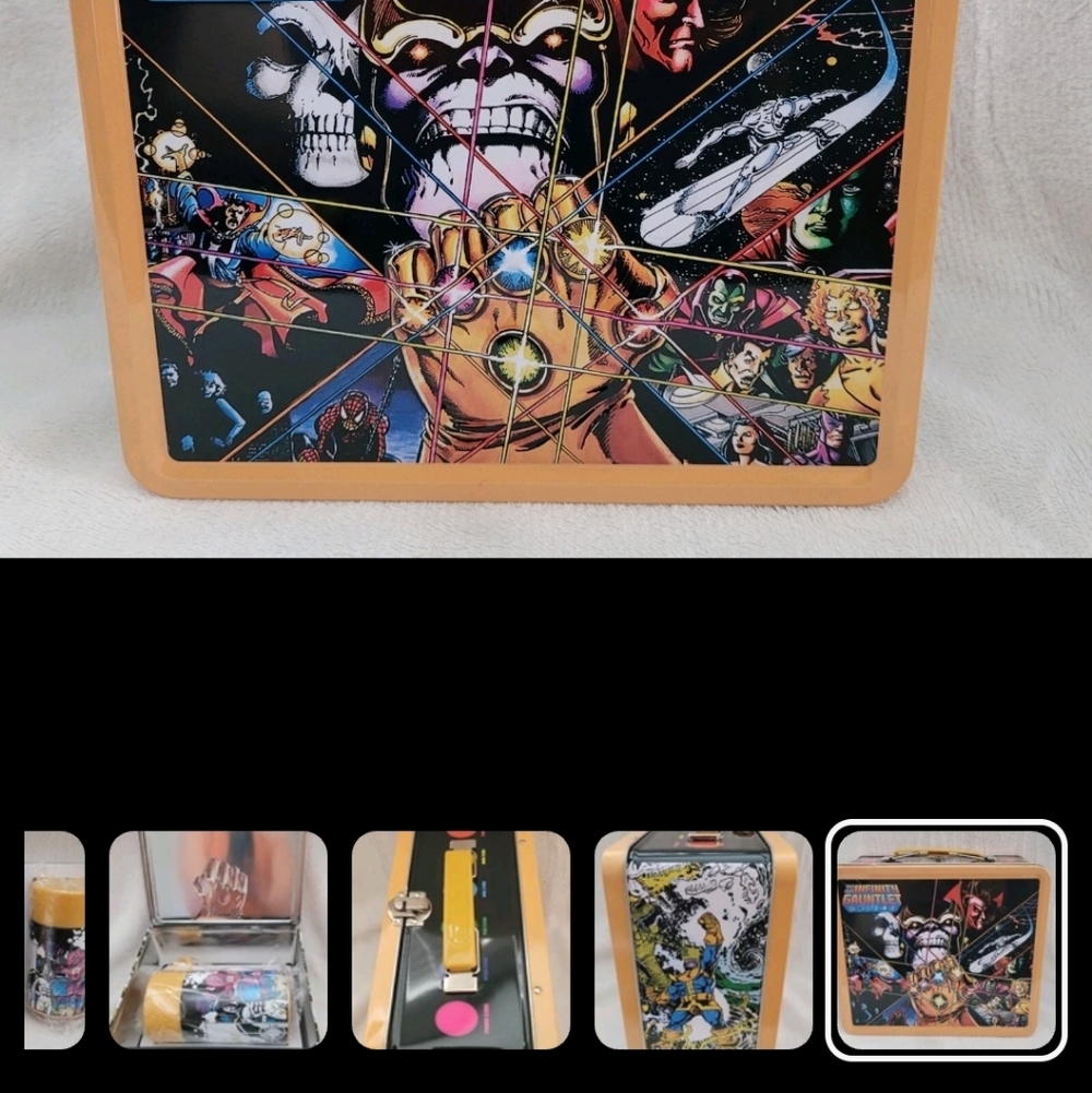 Marvel Infinity Gauntlet Metal Lunchbox - Multicolor - Picture 6 of 6